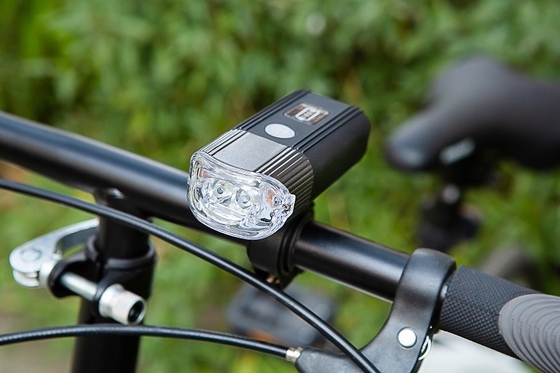 LED چراغ دوچرخه شارژی USB 15-35 میلی متری، نور چرخه USB قابل شارژ