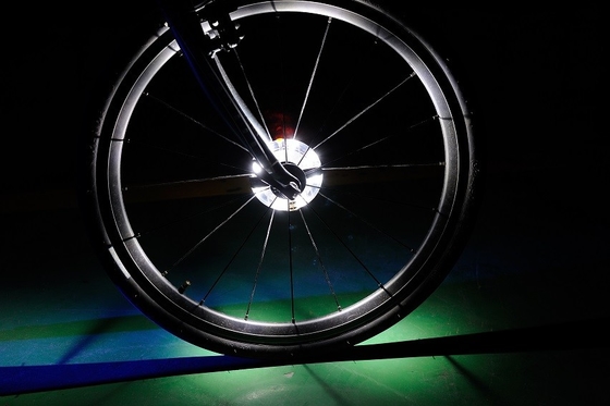 نئون فلش LED دوچرخه اسپک نور درخشان 18 میلی متری 3 بعدی